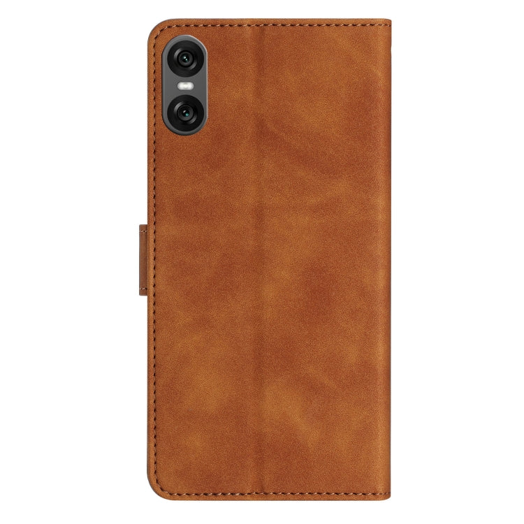 Custodia per telefono in pelle goffrata con sette farfalle, For Sony Xperia 10 VI, For Sony Xperia 1 VI, For Sony Xperia 1 V 2023, For Sony Xperia 10 V 2023
