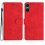 Custodia per telefono in pelle goffrata con sette farfalle, For Sony Xperia 10 VI, For Sony Xperia 1 VI, For Sony Xperia 1 V 2023, For Sony Xperia 10 V 2023