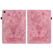 Custodia tablet in pelle rosa per Samsung Galaxy Tab A7 10.4 2022
