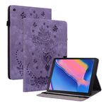 Custodia tablet in pelle rosa compatibile Samsung Galaxy Tab