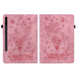 Custodia tablet in pelle rosa per Samsung Galaxy Tab S9+