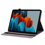 Custodia tablet in pelle rosa per Samsung Galaxy Tab S9+