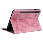 Custodia tablet in pelle rosa per Samsung Galaxy Tab S9+