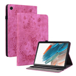 Custodia tablet in pelle goffrata rosa per Galaxy Tab S11