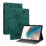 Custodia tablet in pelle goffrata rosa per Galaxy Tab S11