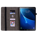 Custodia tablet in pelle goffrata rosa per Samsung Galaxy Tab A 1