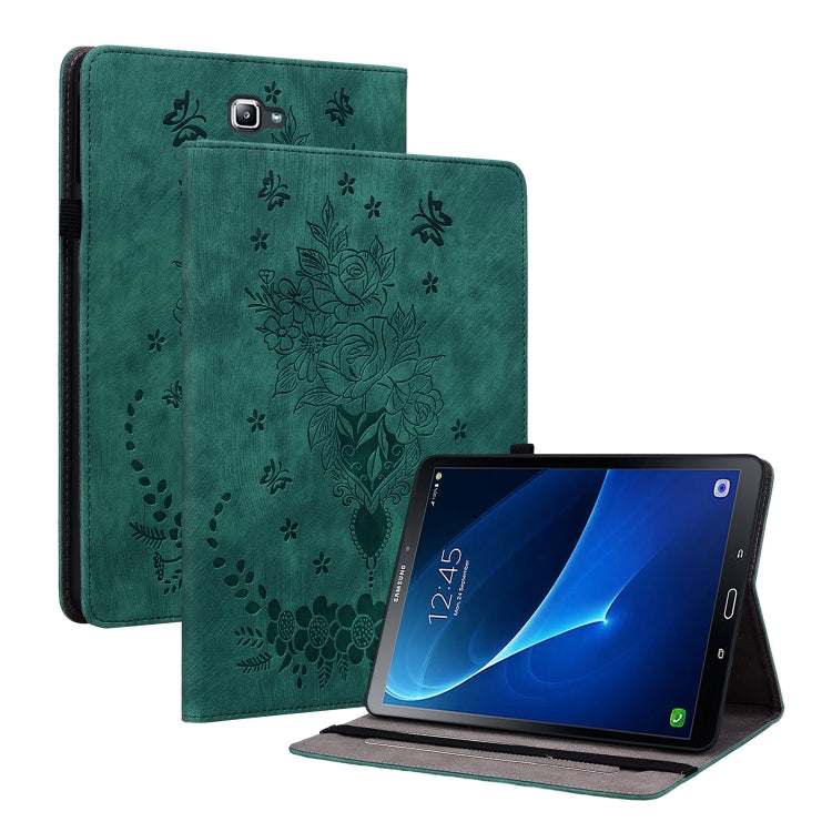 Custodia tablet in pelle goffrata rosa per Samsung Galaxy Tab A 1
