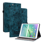 Custodia tablet in pelle goffrata rosa per Samsung Galaxy Tab A 1
