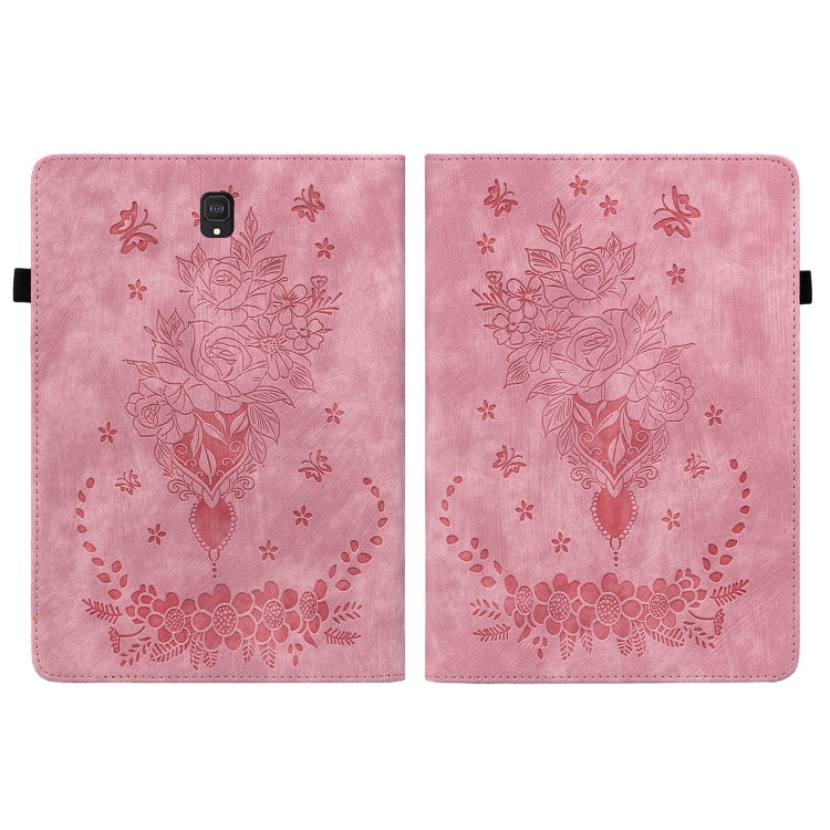 Custodia tablet in pelle goffrata rosa per Samsung Galaxy Tab A 1