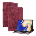 Custodia tablet in pelle goffrata rosa per Samsung Galaxy Tab A 1