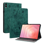 Custodia tablet in pelle goffrata rosa per Galaxy Tab S11
