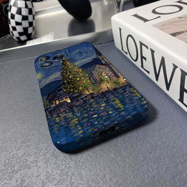 Custodia iPhone 15 Plus pittura a olio in PC