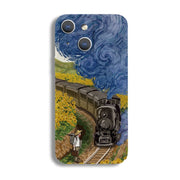 Custodia iPhone 15 Plus pittura a olio