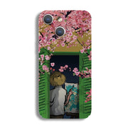 Custodia iPhone 15 Plus pittura a olio