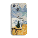 Custodia iPhone 15 Plus pittura a olio in PC