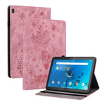 Custodia per tablet in pelle goffrata farfalla rosa, For Lenovo Tab M8 HD, For Lenovo M10