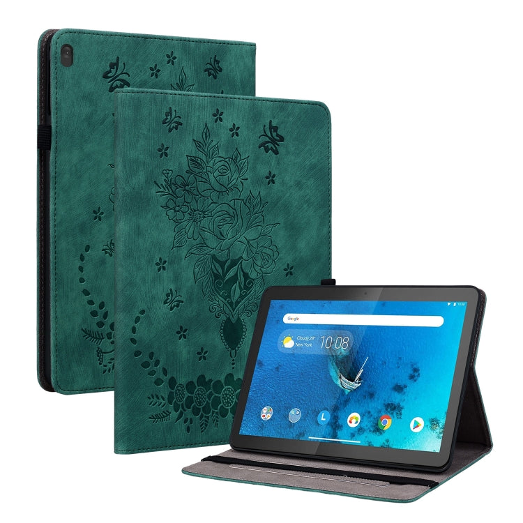 Custodia per tablet in pelle goffrata farfalla rosa, For Lenovo Tab M8 HD, For Lenovo M10