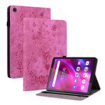 Custodia per tablet in pelle goffrata farfalla rosa, For Lenovo Tab M7 3rd Gen, For Lenovo Tab P11 TB-J606F, For Lenovo Tab M10 HD 2nd Gen TB-X306X, For Lenovo M10 Plus