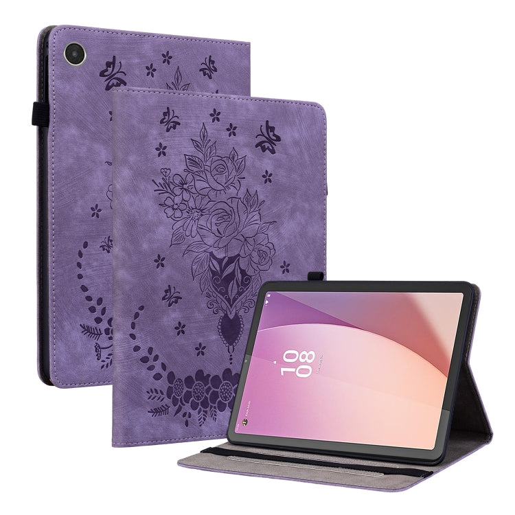 Custodia per tablet in pelle goffrata farfalla rosa, For Lenovo Tab M8 4th Gen TB-300FU, For Lenovo Tab M9, For Lenovo Tab P11 Pro Gen 2 11.2, For Lenovo Tab P11 Gen 2 11.5