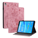 Custodia per tablet in pelle goffrata farfalla rosa, For Lenovo Tab M8 HD, For Lenovo M10