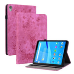 Custodia per tablet in pelle goffrata farfalla rosa, For Lenovo Tab M8 HD, For Lenovo M10
