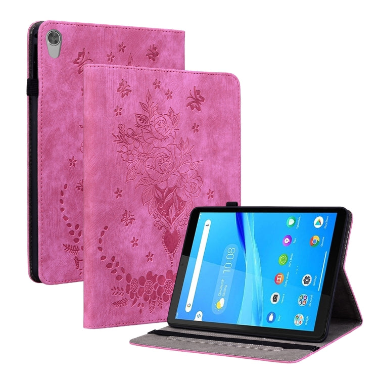Custodia per tablet in pelle goffrata farfalla rosa, For Lenovo Tab M8 HD, For Lenovo M10