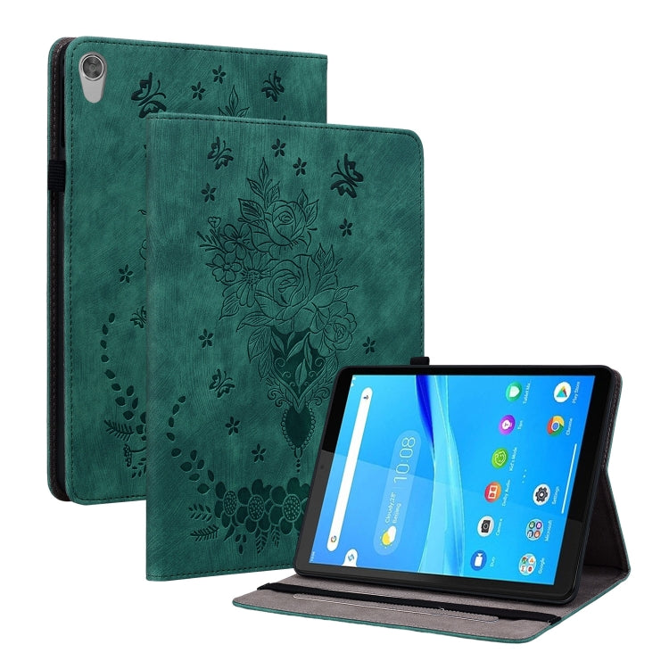 Custodia per tablet in pelle goffrata farfalla rosa, For Lenovo Tab M8 HD, For Lenovo M10