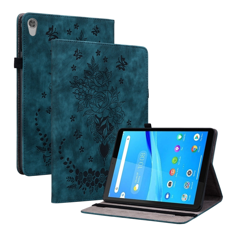 Custodia per tablet in pelle goffrata farfalla rosa, For Lenovo Tab M8 HD, For Lenovo M10