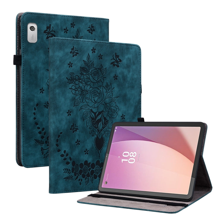 Custodia per tablet in pelle goffrata farfalla rosa, For Lenovo Tab M8 4th Gen TB-300FU, For Lenovo Tab M9, For Lenovo Tab P11 Pro Gen 2 11.2, For Lenovo Tab P11 Gen 2 11.5
