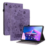 Custodia per tablet in pelle goffrata farfalla rosa, For Lenovo Tab M10 10.1 3rd Gen, For Lenovo Tab M10 Plus 10.6 3rd Gen, For Lenovo Legion Y700, For Lenovo Tab K10