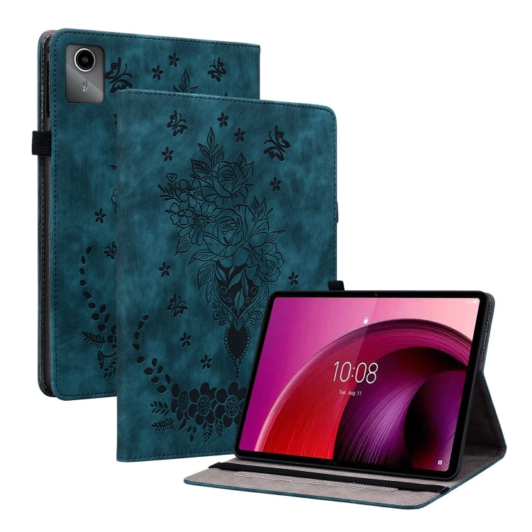 Custodia per tablet in pelle goffrata farfalla rosa, For Lenovo Legion Y700 Gen 4, For Lenovo Legion Y700 2025, For Lenovo Tab K11 Plus, For Lenovo Tab M11/Xiaoxin Pad 11 2024