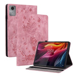 Custodia per tablet in pelle goffrata farfalla rosa, For Lenovo Legion Y700 Gen 5, For Lenovo Idea Tab 11 / Xiaoxin Pad 2025, For Lenovo Tab K9 / Tab One, For Lenovo ZhaoYang K10C 10.1 inch