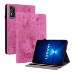 Custodia per tablet in pelle goffrata farfalla rosa, For Lenovo Legion Y700 Gen 4, For Lenovo Legion Y700 2025, For Lenovo Tab K11 Plus, For Lenovo Tab M11/Xiaoxin Pad 11 2024