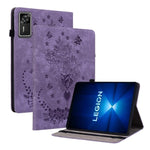 Custodia per tablet in pelle goffrata farfalla rosa, For Lenovo Legion Y700 Gen 4, For Lenovo Legion Y700 2025, For Lenovo Tab K11 Plus, For Lenovo Tab M11/Xiaoxin Pad 11 2024