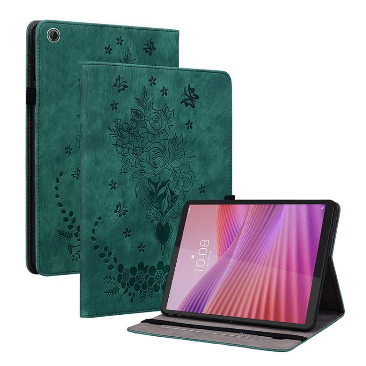 Custodia per tablet in pelle goffrata farfalla rosa, For Lenovo Legion Y700 Gen 5, For Lenovo Idea Tab 11 / Xiaoxin Pad 2025, For Lenovo Tab K9 / Tab One, For Lenovo ZhaoYang K10C 10.1 inch