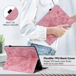 Custodia per tablet in pelle goffrata farfalla rosa, For Lenovo Legion Y700 Gen 5, For Lenovo Idea Tab 11 / Xiaoxin Pad 2025, For Lenovo Tab K9 / Tab One, For Lenovo ZhaoYang K10C 10.1 inch