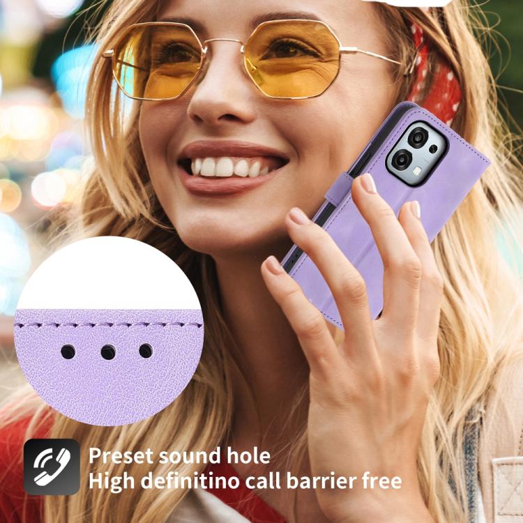 Custodia per telefono in pelle con portafoglio in rilievo con fiori al tatto, For OPPO A6 Pro 4G / 5G Global / F31 5G, For OPPO Reno14 Global / Reno14 F 5G, For OPPO A5x 5G / A3 4G / 5G / A3x 4G / 5G, For OPPO A5 5G Global / A3 Pro 5G