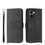 Custodia per telefono in pelle con portafoglio in rilievo con fiori al tatto, For OPPO Reno16 F 5G / Reno16 FS 5G, For OPPO Reno15 F 5G, For OPPO Reno15 5G / Reno 15c 5G, For OPPO A6x 5G / A6 5G Global