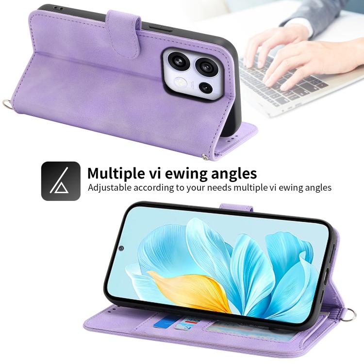 Custodia per telefono in pelle con portafoglio in rilievo con fiori al tatto, For OPPO Reno16 F 5G / Reno16 FS 5G, For OPPO Reno15 F 5G, For OPPO Reno15 5G / Reno 15c 5G, For OPPO A6x 5G / A6 5G Global