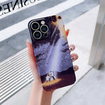 Cassa del telefono del PC del modello della pittura a olio del foro preciso, For iPhone 14, For iPhone 14 Plus, For iPhone 14 Pro, For iPhone 14 Pro Max
