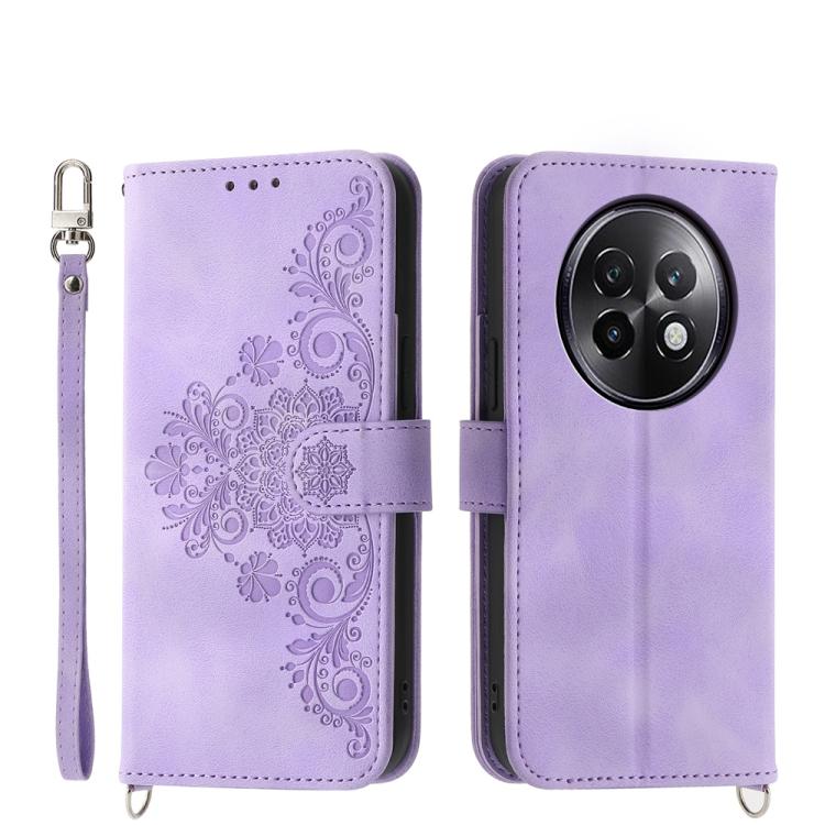 Custodia per telefono in pelle con portafoglio in rilievo con fiori al tatto, For Realme 14 Pro, For Realme C75 / Realme 14x, For Realme 13+, For Realme 13 Pro / 13 Pro+ Global