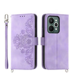 Custodia per telefono in pelle con portafoglio in rilievo con fiori al tatto, For Realme C85 Pro 4G, For Realme 15 5G / Realme 15 Pro 5G, For Realme 14 / Realme P3 5G, For Realme 14 Pro+