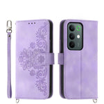 Custodia per telefono in pelle con portafoglio in rilievo con fiori al tatto, For Realme C85 Pro 4G, For Realme 15 5G / Realme 15 Pro 5G, For Realme 14 / Realme P3 5G, For Realme 14 Pro+