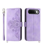 Custodia per telefono in pelle con portafoglio in rilievo con fiori al tatto, For Realme 16T 5G, For Realme C100 4G, For Realme 16 5G, For Realme C85 5G / Realme 15x 5G