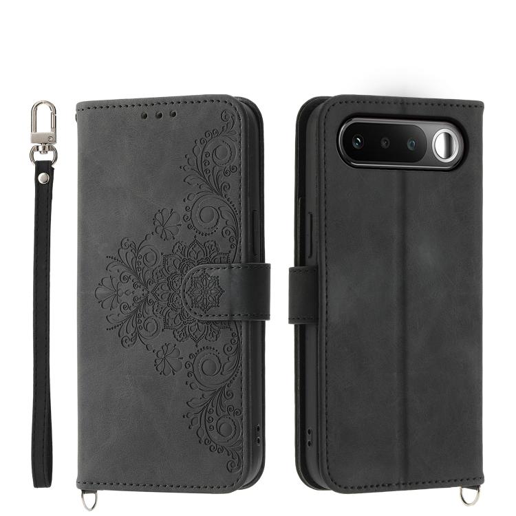 Custodia per telefono in pelle con portafoglio in rilievo con fiori al tatto, For Realme 16T 5G, For Realme C100 4G, For Realme 16 5G, For Realme C85 5G / Realme 15x 5G