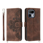 Custodia per telefono in pelle con portafoglio in rilievo con fiori al tatto, For Realme 16T 5G, For Realme C100 4G, For Realme 16 5G, For Realme C85 5G / Realme 15x 5G