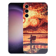 Custodia PC con stampa pittura a olio per Samsung Galaxy S23 Ultr