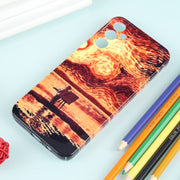Custodia PC con stampa pittura a olio per Samsung Galaxy S23 Ultr