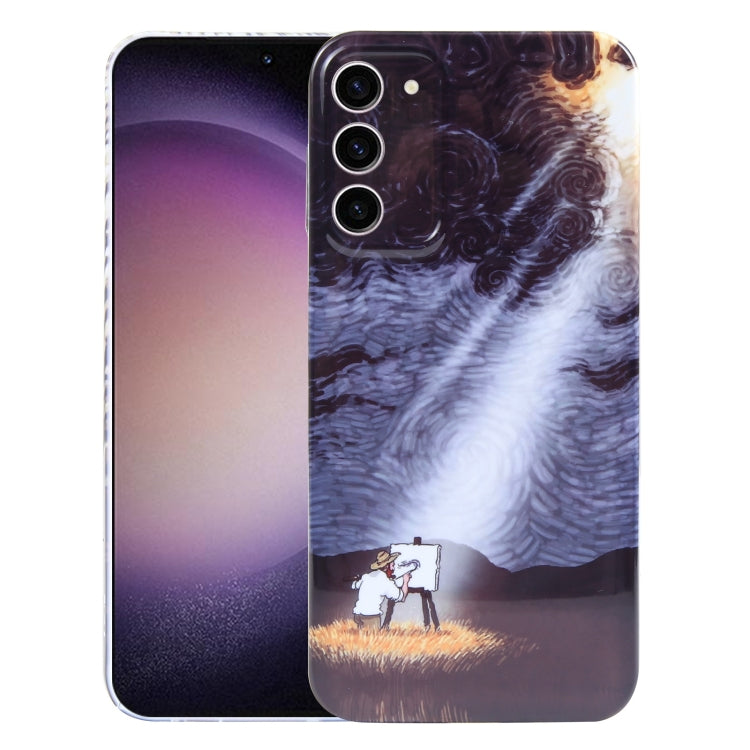 Custodia PC con stampa pittura a olio per Samsung Galaxy S23 Ultr