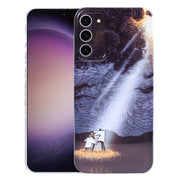 Custodia PC con stampa pittura a olio per Samsung Galaxy S23 Ultr